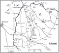 Продвижение Калининского фронта с 15 сентября до 10 октября 1943. До немецкой линии обороны Пантера (Panter-Stellung). Немецкая карта