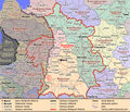 Декларируемые границы Западной области (на ноябрь 1917 г.)