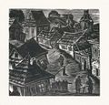 Витебск. 1926 Гравюра С. Юдовина