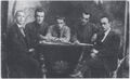 М. Бахтин, Я. Гутман, И. Гурвич, Л. Пумпянский, М. Каган. Невель, 1919