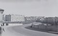 Вид с Елагского путепровода (с 1973 года путепровод Металлистов) на завод имени Коминтерна, улицу Космонавтов и улицу Металлистов. Конец 1960-х — начало 1970-х.