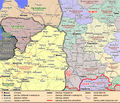 Границы РСФСР и Польши в конце 1919 года