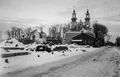 Дом №29, за ним Церковь святых Петра и Павла. 1941-44 год