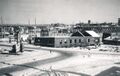 Вдали водонапорные башни на Могилевской площади. 1942