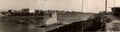 Панорама у снесенного Двинского моста. 1948