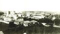 Справа видна мельница за костёлом св. Антония (1860-е годы)