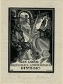 Книжный знак Витебского государственного музея. Экслибрис. Ефим Минин. 1932