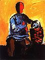 Рыбак с корзиной. 1933.