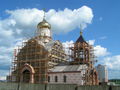 Строительство православного храма (ул. Багрямяна). Июнь 2017 г.